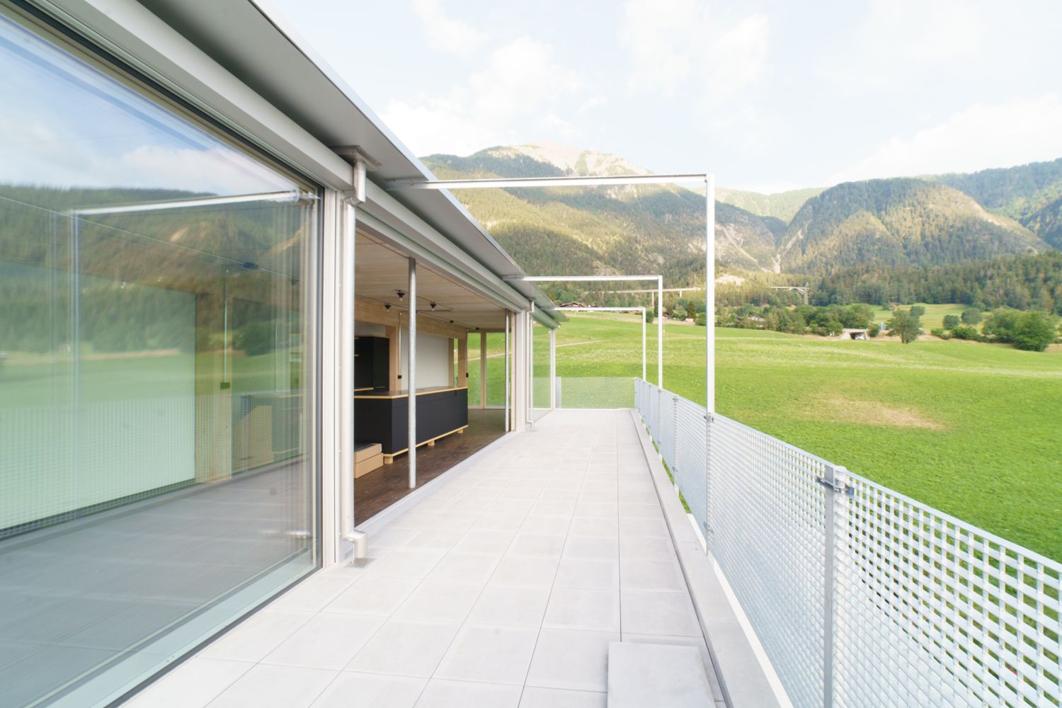 Dachterrasse zur Landschaft